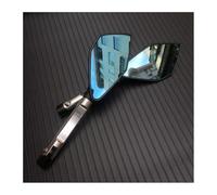 Motos Laterales Espejos para Ducati Motocicleta Retrovisor Espejo Plegable Lateral CNC Aluminio Ajustable(A)