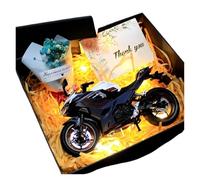 Motos Miniatura Juguete 1:12 Kawasaki Ninja 400 - Modelo Motocicleta Deportiva Aleación Fundido Presión Modelo Motocicleta Carreras Callejeras Obsequios Ltd Edition ColecciónDecoración(Gray)