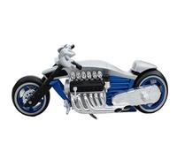 Motos Miniatura Juguete 1:18 para El Juguete De Simulación De Motocicleta De Carreras Ferenzo, Modelo De Metal Fundido A Presión con Adornos Ltd Edition ColecciónDecoración(Azul)