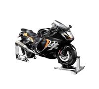 Motos Miniatura Juguete 1:6 para Suzuki Hayabusa Grande Modelo Motocicleta Eléctrica Aleación Dinámica con Arranque Pulverización Carreras Ltd Edition ColecciónDecoración(Negro)