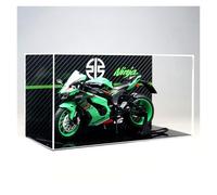 Motos Miniatura Juguete 1:9 para Kawasaki ZX-10R Aleación Carreras Modelo De Motocicleta De Fundición A Presión Escena Exhibición Vehículo Adulto Niños Ltd Edition ColecciónDecoración(Verde)