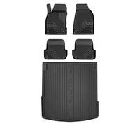 MOTOS Set de alfombrillas de goma y alfombrillas de maletero para Audi A4 B7 2004-2008 Mejora la comodidad de tus viajes con la alfombrilla antideslizante para coche NO.77- alfombrillas para todo tipo