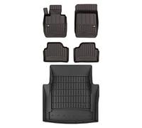 MOTOS Set de alfombrillas de goma y alfombrillas de maletero para BMW Serie 3 E90 2004-2012 Mejora la comodidad de tus viajes con la alfombrilla antideslizante para coche 3D- alfombrillas para todo ti