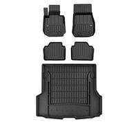 MOTOS Set de alfombrillas de goma y alfombrillas de maletero para BMW Serie 4 Gran Coupe F36 2014-2021 Mejora la comodidad de tus viajes con la alfombrilla antideslizante para coche 3D- alfombrillas p