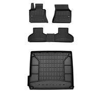 MOTOS Set de alfombrillas de goma y alfombrillas de maletero para BMW X5 F15 2013-2018 Mejora la comodidad de tus viajes con la alfombrilla antideslizante para coche 3D- alfombrillas para todo tipo de