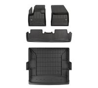 MOTOS Set de alfombrillas de goma y alfombrillas de maletero para DS 7 Crossback desde 2017 Mejora la comodidad de tus viajes con la alfombrilla antideslizante para coche 3D- alfombrillas para todo ti