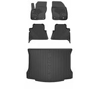 MOTOS Set de alfombrillas de goma y alfombrillas de maletero para Ford Kuga I 2008-2013 Mejora la comodidad de tus viajes con la alfombrilla antideslizante para coche NO.77- alfombrillas para todo tip