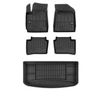 MOTOS Set de alfombrillas de goma y alfombrillas de maletero para Hyundai i10 III desde 2019 Mejora la comodidad de tus viajes con la alfombrilla antideslizante para coche 3D- alfombrillas para todo t