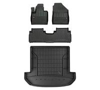 MOTOS Set de alfombrillas de goma y alfombrillas de maletero para Kia Sorento III 2014-2020 Mejora la comodidad de tus viajes con la alfombrilla antideslizante para coche 3D- alfombrillas para todo ti