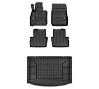 MOTOS Set de alfombrillas de goma y alfombrillas de maletero para Mazda CX-3 2014-2021 Mejora la comodidad de tus viajes con la alfombrilla antideslizante para coche 3D- alfombrillas para todo tipo de