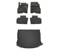 MOTOS Set de alfombrillas de goma y alfombrillas de maletero para Nissan Leaf II desde 2017 Mejora la comodidad de tus viajes con la alfombrilla antideslizante para coche NO.77- alfombrillas para todo
