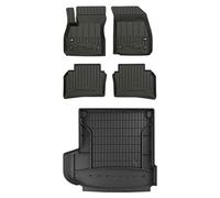 MOTOS Set de alfombrillas de goma y alfombrillas de maletero para Opel Insignia B 2017-2022 Mejora la comodidad de tus viajes con la alfombrilla antideslizante para coche 3D- alfombrillas para todo ti