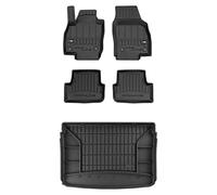 MOTOS Set de alfombrillas de goma y alfombrillas de maletero para SEAT Arona desde 2017 Mejora la comodidad de tus viajes con la alfombrilla antideslizante para coche 3D- alfombrillas para todo tipo d