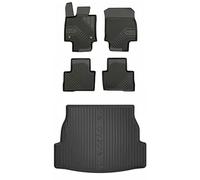 MOTOS Set de Alfombrillas de Goma y Alfombrillas de Maletero para Suzuki Across Desde 2020 Mejora la Comodidad de Tus Viajes con la Alfombrilla Antideslizante para Coche NO.77- Alfombrillas para Todo