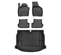 MOTOS Set de Alfombrillas de Goma y Alfombrillas de Maletero para Volkswagen Beetle 2011-2019 Mejora la Comodidad de Tus Viajes con la Alfombrilla Antideslizante para Coche 3D- Alfombrillas para Todo