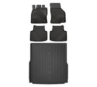 MOTOS Set de alfombrillas de goma y alfombrillas de maletero para Volkswagen Passat B8 2014-2022 Mejora la comodidad de tus viajes con la alfombrilla antideslizante para coche NO.77- alfombrillas para