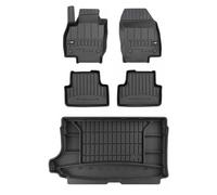 MOTOS Set de alfombrillas de goma y alfombrillas de maletero para Volkswagen T-Cross desde 2018 Mejora la comodidad de tus viajes con la alfombrilla antideslizante para coche 3D- alfombrillas para tod