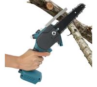 Motosierra A Batería 15 cm Recargable Inalámbrica Portátil Potente | Motosierra Eléctrica Podadora De Ramas De Madera Para Patio Trasero Jardín Granja Bosques Paisaje Y Exterior