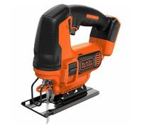 BLACK+DECKER BDCJS18N Sierra de Calar sin Cable Corte de 55 m en Madera 8 m en Acero Incluye 1 Hoja Para Corte en Madera 18V Negro Naranja No Incluye Cargador Ni Batería