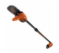 BLACK+DECKER Motosierra telescópica (pértiga) 18V, Batería de Litio 2Ah, Espada de corte de 20 cm, Mango telescópico de 1,74 m a 2,92 m y empuñadura ergonómica, GPC1820L20-QW