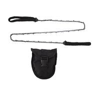 Motosierra de cuerda manual de 64 eslabones, 31 cortadores, 3/8, motosierra para árboles de alto alcance, motosierra de bolsillo de acero al manganeso de 48 pulgadas con