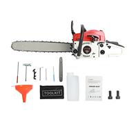 Motosierra de gas, 58 cc, motosierra de 20 pulgadas, alimentada por gas, motosierras de gasolina inalámbricas de mano de 2 tiempos, sierra de cadena de gasolina para árboles forestales y madera, 20