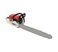 Motosierra de gas de 2 tiempos de 52 cc, barra de 22 pulgadas, 2 kW, 7500 rpm, motosierra de gasolina profesional con arranque manual e interruptor de seguridad