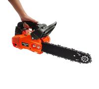 Motosierra de gasolina de 25,4 cc de 2 tiempos, 1,22 HP 9000 rpm, con depósitos de gasolina de 230 ml, portátil, motosierra de cadena de gasolina para jardines, bosques, huertos