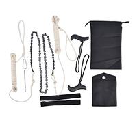 Motosierra de Mano con Cuerda, Cadena de 64 Secciones y 62 Dientes, 48 Pulgadas - Corte de Ramas y Troncos Medianos, Ideal para Camping y Poda de Árboles