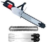 Motosierra de Mano para Cortar Muros de 35 cm/48 cm para hormigón, motosierra eléctrica para hormigón, 7800 W/8800 W, con bomba de agua para eliminar el polvo y el agua húmeda, para cortar h