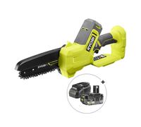 Sierra de podar eléctrica Ryobi RY18PS15A-0, solo cuerpo con batería de 18 V