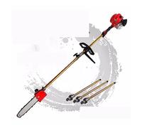 Motosierra de poste de largo alcance de 52cc, poste telescópico, motosierra de gasolina, desbrozadora, podadora de árboles con 3 postes extensibles, herramientas de jardín