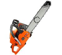 Motosierra Demon de explosión a Gasolina, 2 tiempos, refrigeración por aire, 2200 W, 55 cc, 8500 rpm, corte útil 38 cm, sistema antivibración