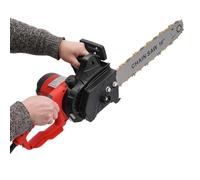Motosierra eléctrica de 16 pulgadas, 2000 W, para tijeras de jardín, cortadoras de madera, color rojo 7018, cobre, plástico, aluminio
