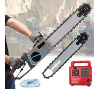 Motosierra Eléctrica De Diamante Para Hormigón, Motosierra De Mano Para Cortar Muros, Cortadora De Muros Con Cadena De Diamante, Con Profundidad De Corte De 35/48 Cm, Para Granito, Hormigón (35cm)