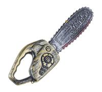 Motosierra eléctrica de juguete de Halloween con mancha de sangre realista para fiesta de terror, cosplay, evento, disfraz, accesorio de teatro