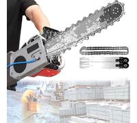 Motosierra eléctrica para hormigón, cortadora de muros con motosierra portátil, cortadora de muros eléctrica con cadena de diamante, con supresión de polvo con alimentación de agua,48cm/18.9in