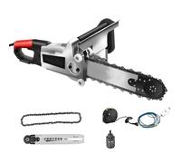 Motosierra eléctrica para hormigón, motosierra de mano sin escobillas, motosierra para cortar hormigón, cortadora de muros eléctrica con cadena de diamante, con supresión de polvo,Single Chain-350