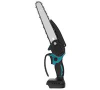 Motosierra Eléctrica Sin Escobillas De 8 Pulgadas, Mini Motosierra Recargable, Cortador De Madera, Poda De Jardín, Herramientas Eléctricas DIY For Batería De 18V Para cortar y desbarbar(With 1pcs Batt