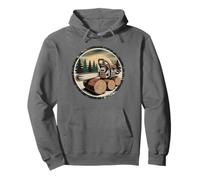 Motosierra en Troncos de Madera Leñador Leñador Carpintero Sudadera con Capucha