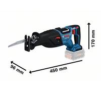 Motosierra inalámbrica BOSCH GSA 185-LI (solo, caja de cartón) 06016C0020