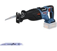 Bosch Professional 18V System GSA 18V-28 - Sierra sable a batería (0 - 2900 cpm, profundidad de corte 230 mm, sin batería, en caja), Azul