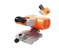 Motosierra. Mini Sierra Ingletadora Casera, Cortadora De Sobremesa, Hoja De Acero Y Resina For Madera, Plástico Y Metal.(Orange)