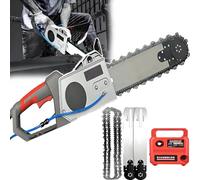 Motosierra Para Muros, Cortadora De Muros Eléctrica, Motosierra Eléctrica De Diamante Para Hormigón Con Supresión De Polvo Por Agua, Con Profundidad De Corte De 35/48 Cm, Para Varillas (35cm)
