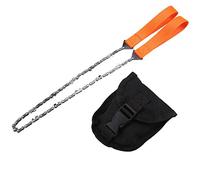 Motosierra Portátil de Supervivencia, Motosierra de Emergencia con Bolsa, Herramienta para Acampar y Senderismo