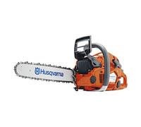 Motosierra profesional Husqvarna 555 Autotune con barra de 60 cm, cilindrada 59,8, potencia 3,1 kW, 5,9 kg de peso, naranja