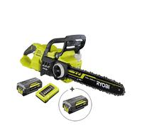 Ryobi Motosierra RY36CSX35A-150 (con batería de 5,0 Ah, 36 V, longitud de la espada 35 cm, espada Oregon, lubricación automática de cadena, sierra) 5133004596