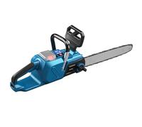 Motosierra sin escobillas de 45 cm, compatible con batería Makita 40 V XGT (sin batería), motosierra eléctrica de 1600 W con lubricación automática de cadena, pantalla LCD