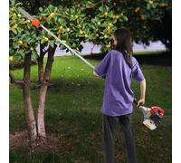 Motosierra telescópica de gasolina, motor de gasolina de dos tiempos, 1,7 CV, con gafas de protección, longitud de barra telescópica 2,4 - 3,5 m, para jardines domésticos, parques y zonas verdes