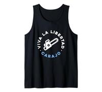 Motosierra Viva la Libertad Carajo, Reformador, Libertad Camiseta sin Mangas